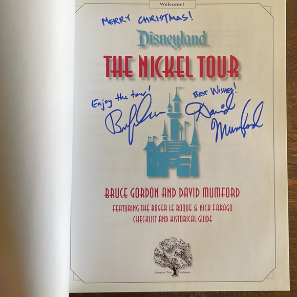 Disneyland Signed The Nickel Tour book - Picture 2 of 15